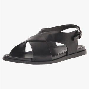 Aerosoles Cele Flat Sandal Size 11 Wide Width NWT Black Women’s